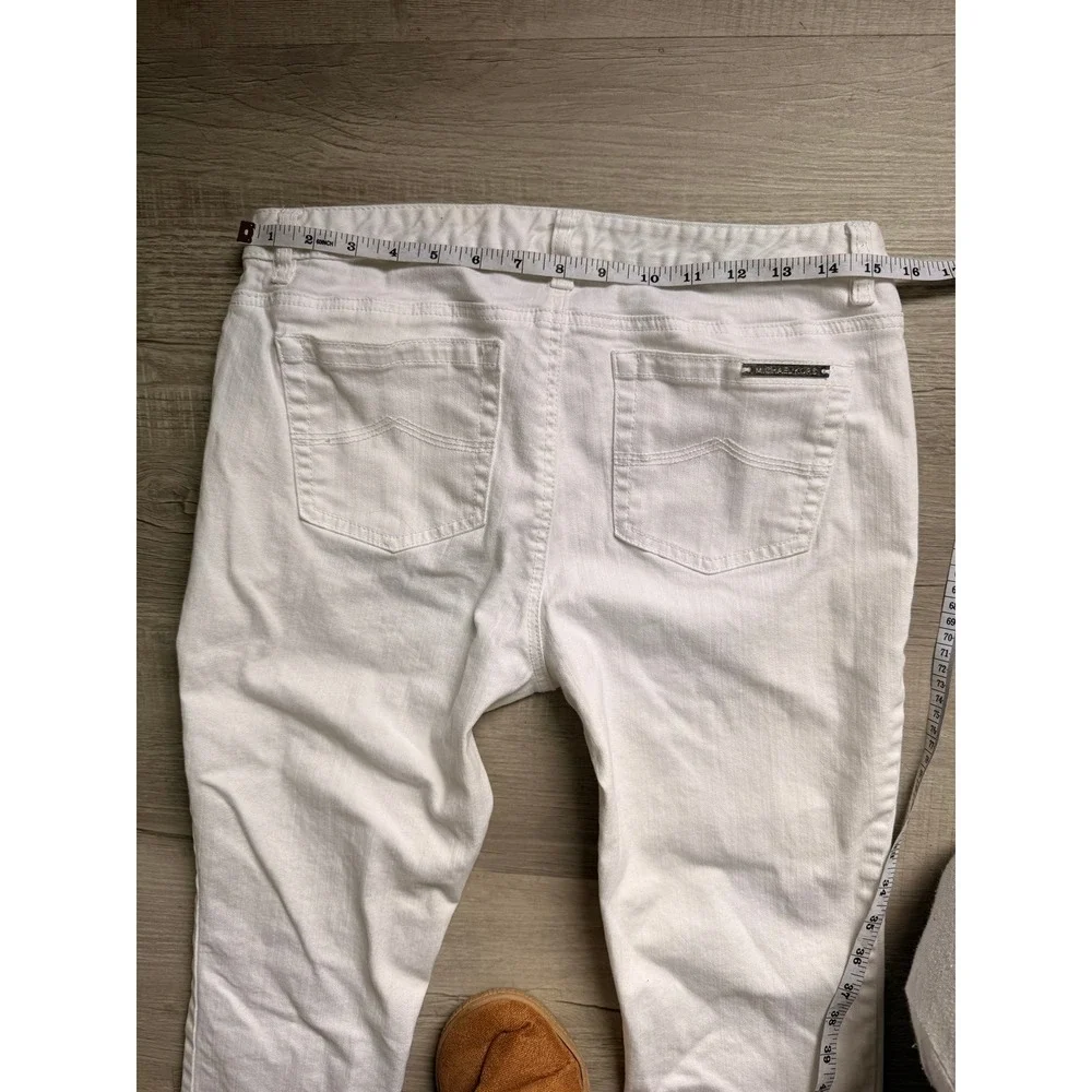 Michael Kors women's white jeans pants size 6‎